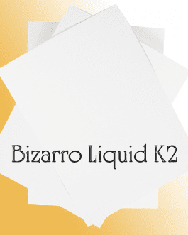 Bizarro K2 spray on Paper
